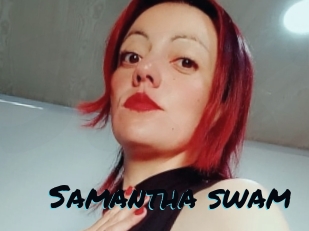 Samantha_swam